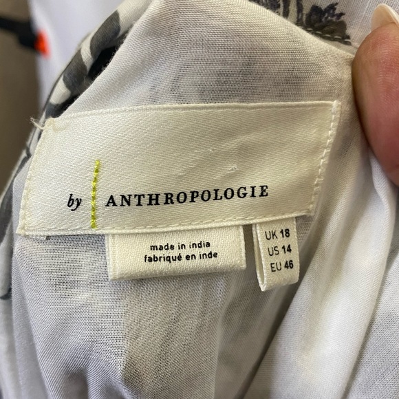 By Anthropologie Lavinia Embroidered Shirt Dress - Picture 7 of 12